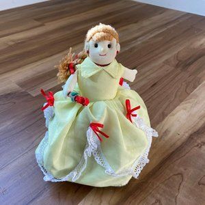 Alma’s Designs Beauty & The Beast Belle Topsy Turvy Story Telling Plush Doll 9”